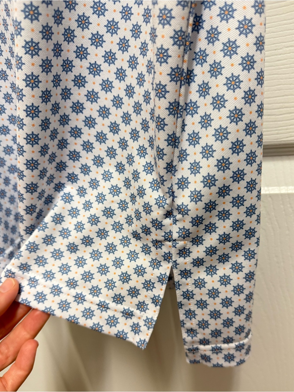Turtleson Wheel Pattern Polo - Picture 8 of 11